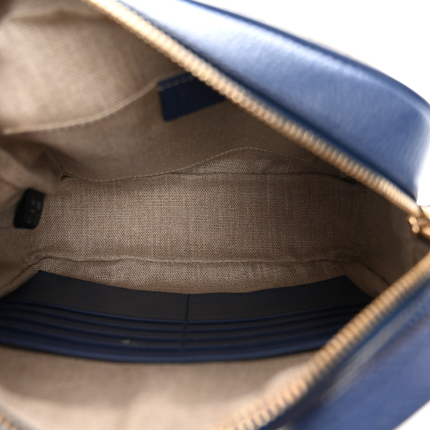 Monogram Dollar Calfskin Mini Bree Messenger Bag Beige Ebony Caspian