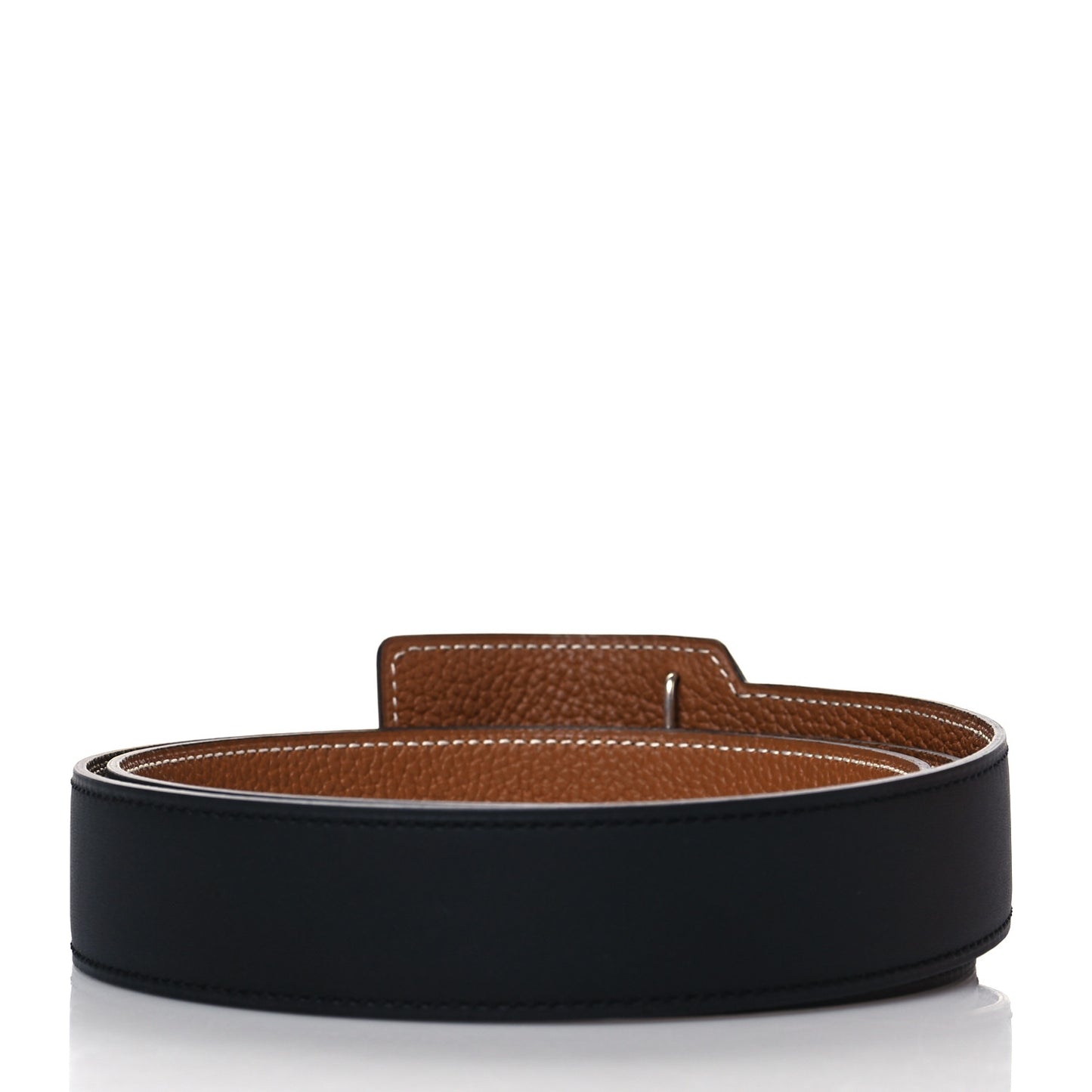 Box Togo Sterling Silver Touareg 32mm H Belt 100 Black Gold