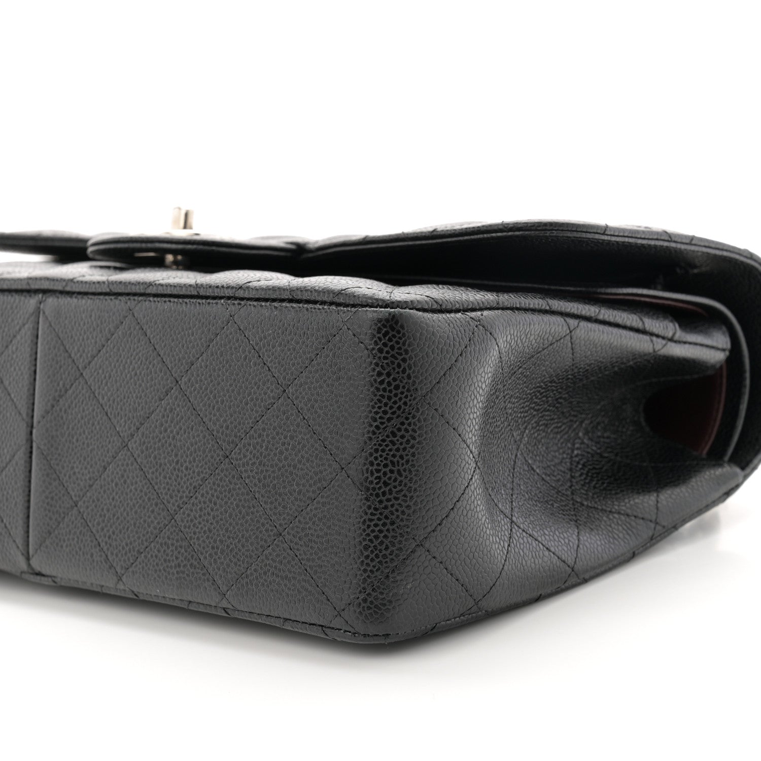 Chanel Caviar Quilted Jumbo Double Flap Black 10 of 11