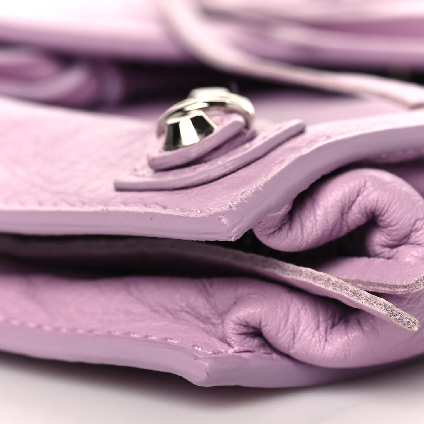 Veau Papier Sight Clutch Rose Orchid
