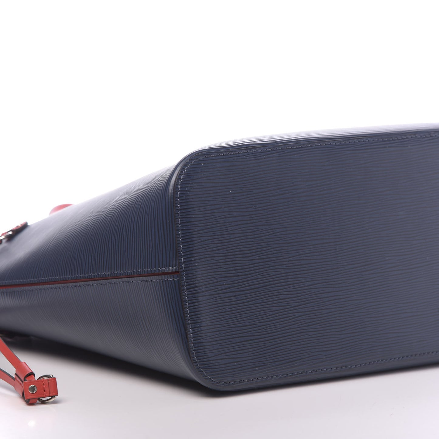 Epi Neverfull MM Indigo Coquelicot