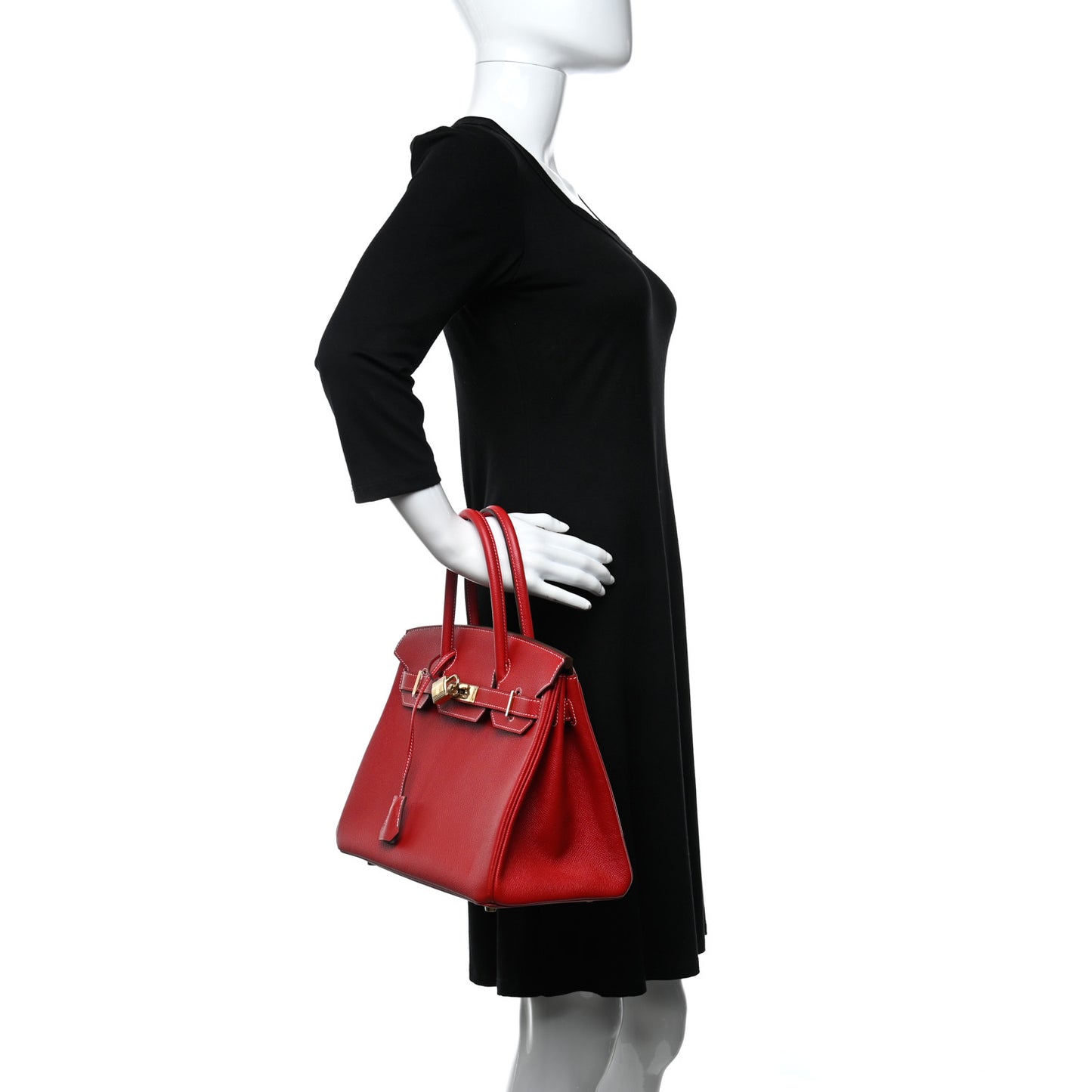 Epsom Candy Birkin 30 Rouge Casaque Bleu Thalassa