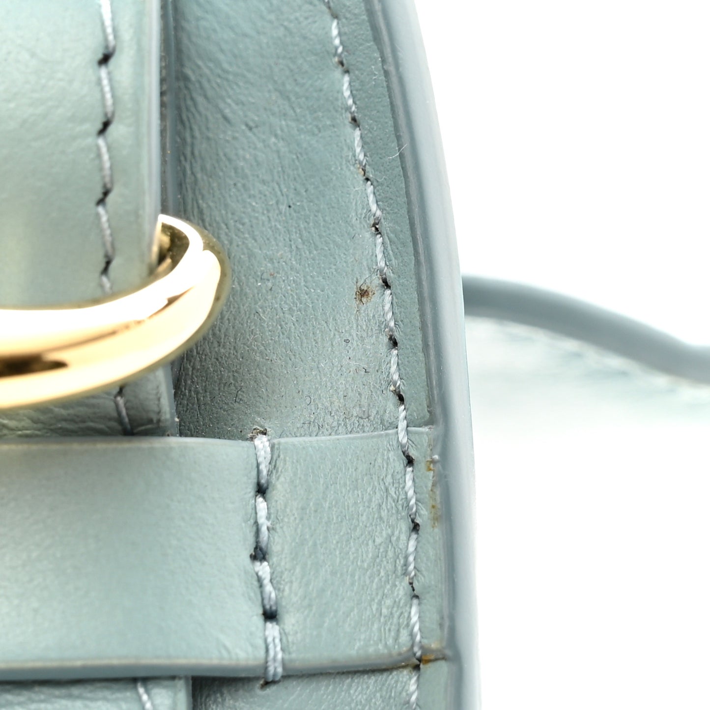 Calfskin Small Tess Bag Faded Blue