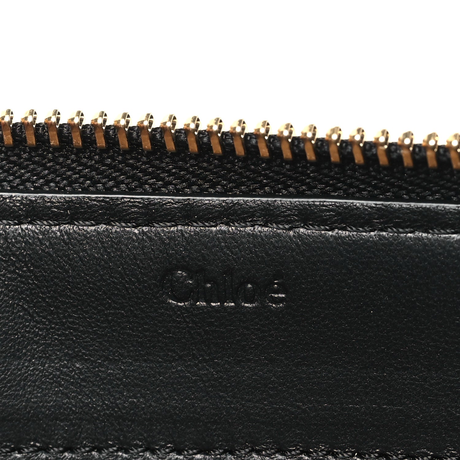 Chloe Grained Calfskin Marcie Long Zip Around Wallet Black 6 of 9