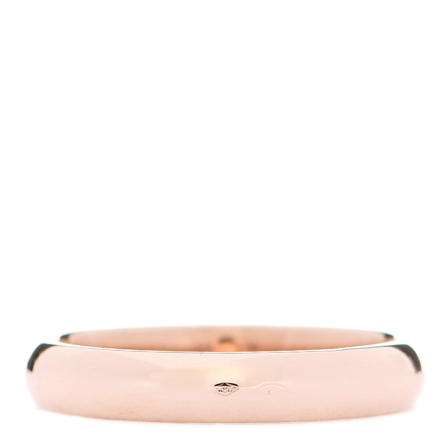 18K Rose Gold Wedding Band Ring 46 3.75