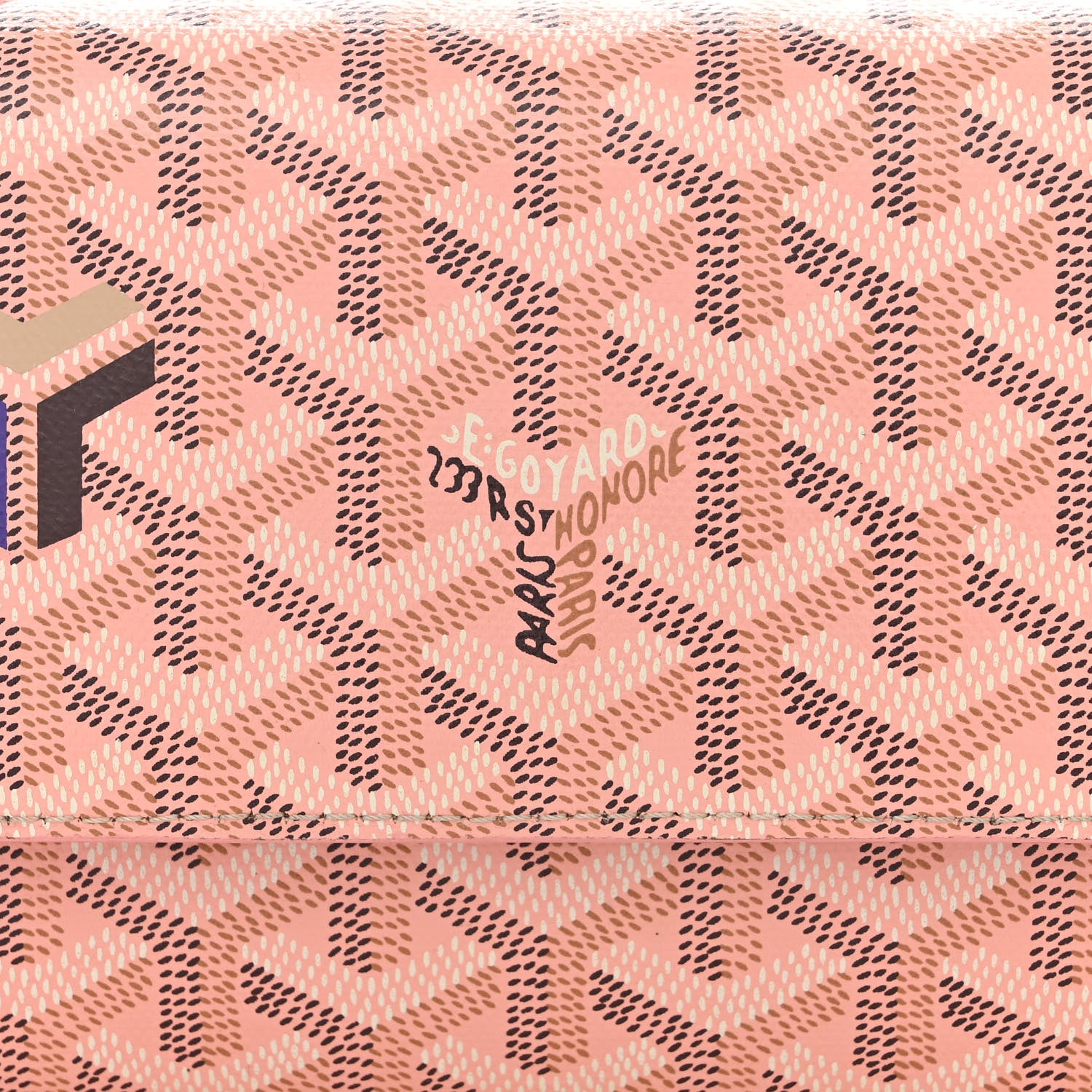 Goyard Goyardine Varenne Continental Wallet Pink 8 of 14