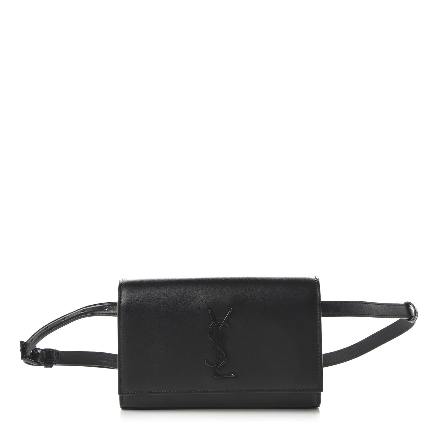 Smooth Calfskin Monogram Kate Belt Bag Black