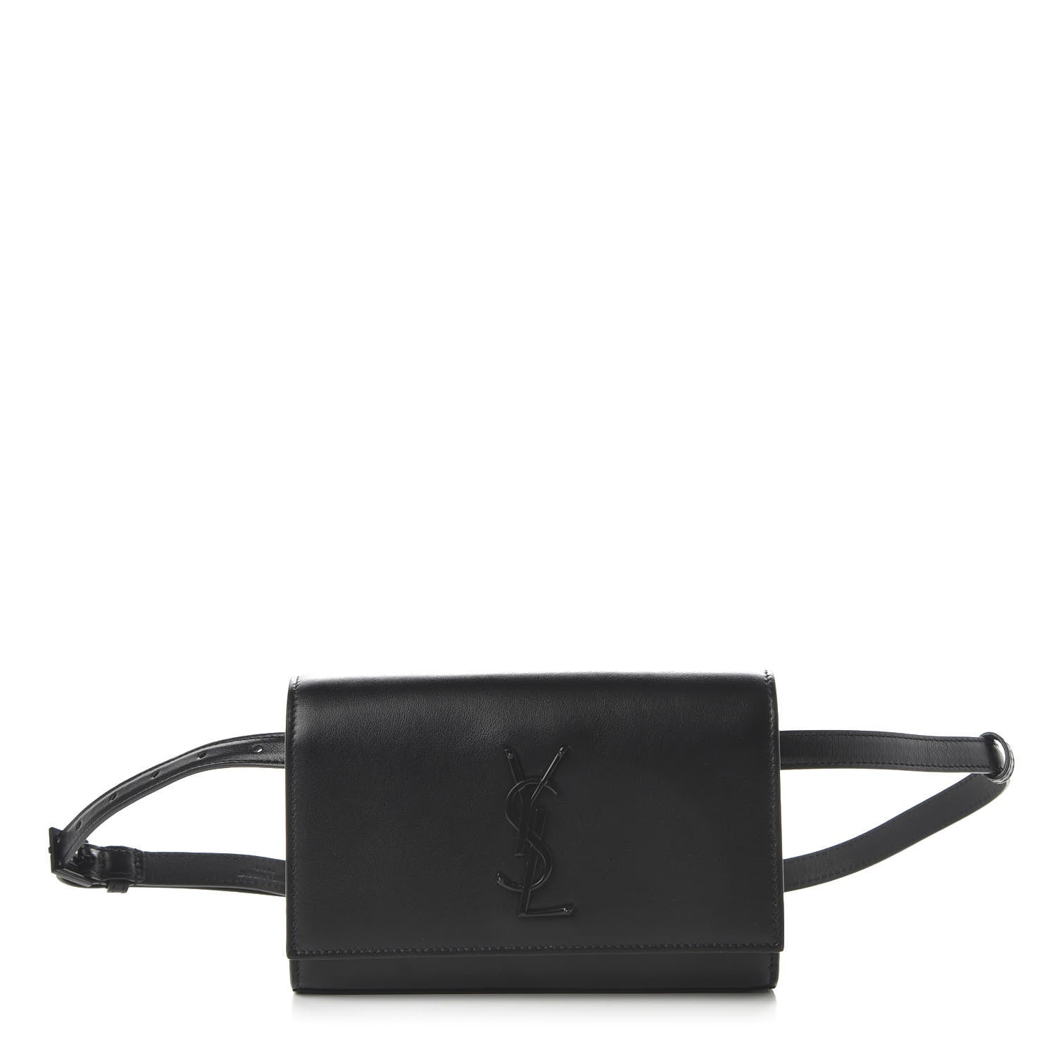 Saint Laurent Smooth Calfskin Monogram Kate Belt Bag Black 1 of 9
