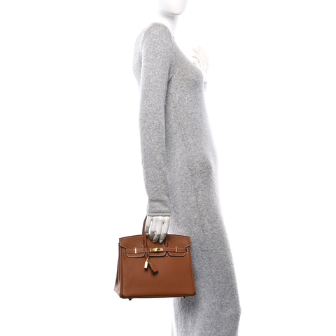 Togo Birkin 25 Gold
