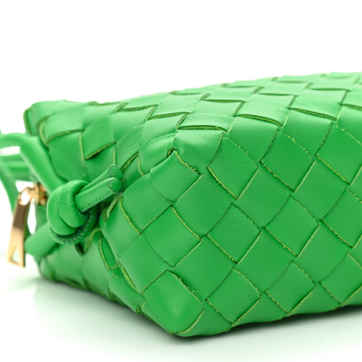 Nappa Intrecciato Mini Loop Camera Bag Parakeet