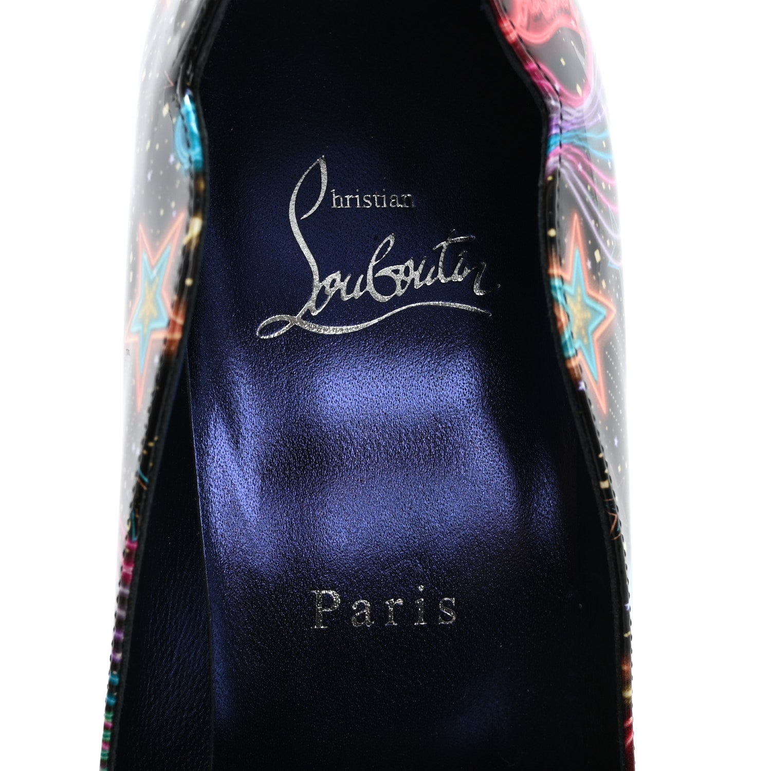 Christian Louboutin Patent Starlight Hot Chick 100 Pumps 39 Multicolor 7 of 9