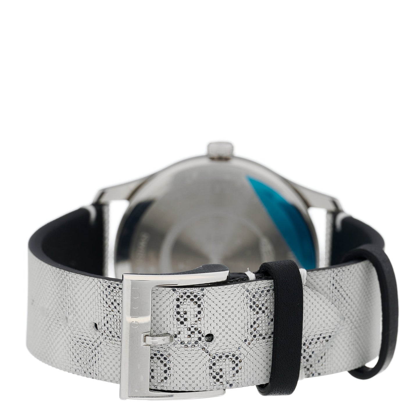 Stainless Steel Calfskin 38mm G-Timeless GG Hologram Quartz Watch