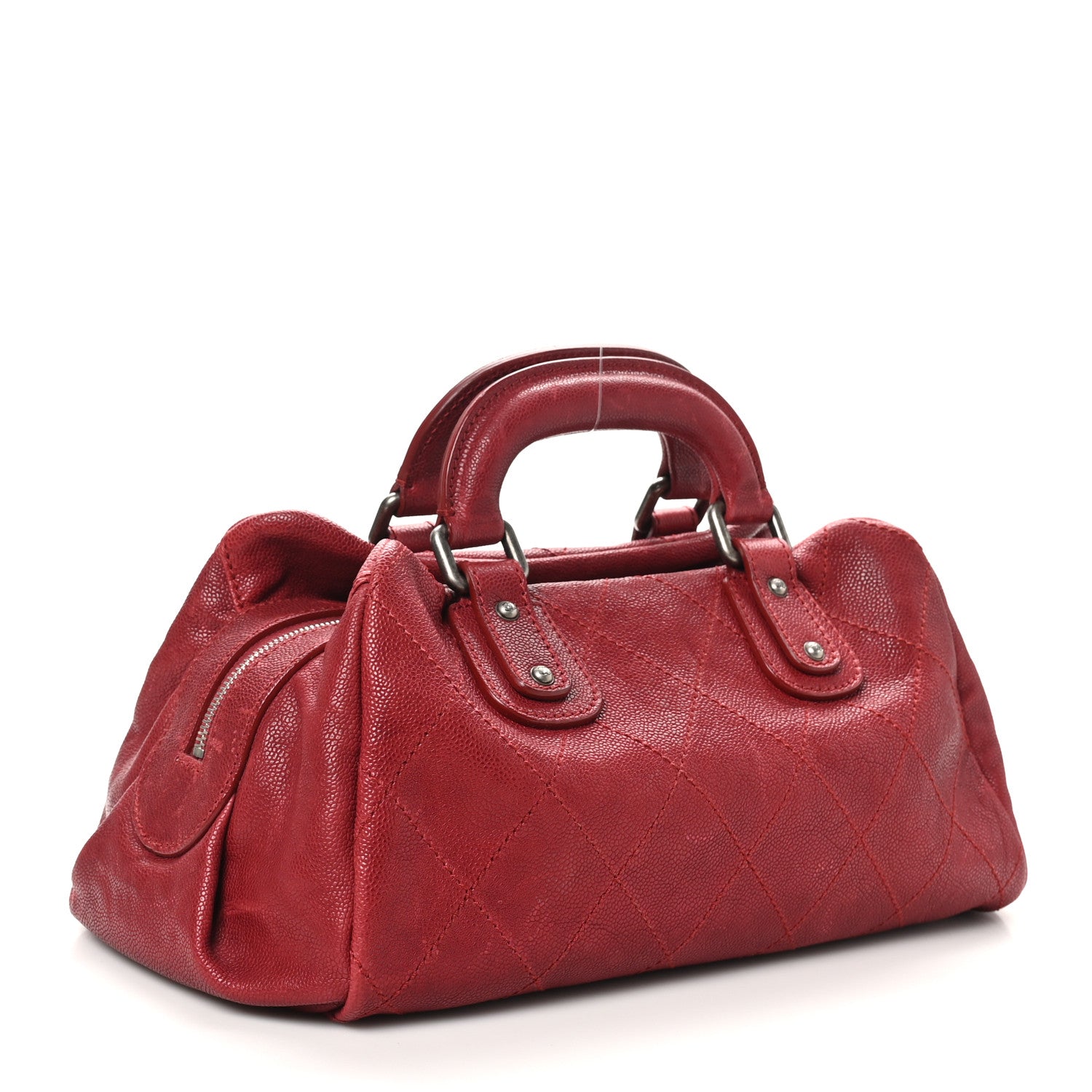 Chanel Caviar Small Outdoor Ligne Doctor Bag Red 2 of 10