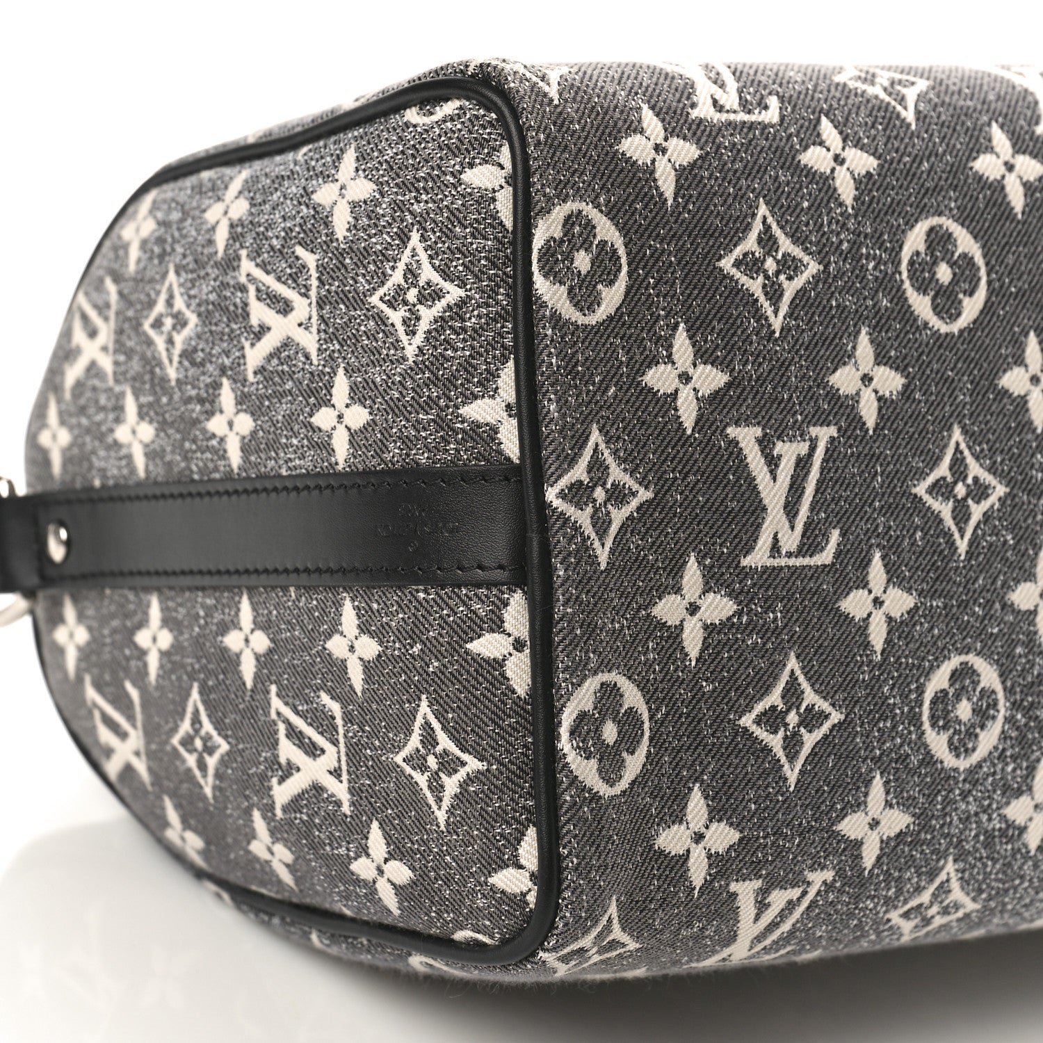 Louis Vuitton Monogram Jacquard Denim Speedy Bandouliere 25 Black 7 of 8