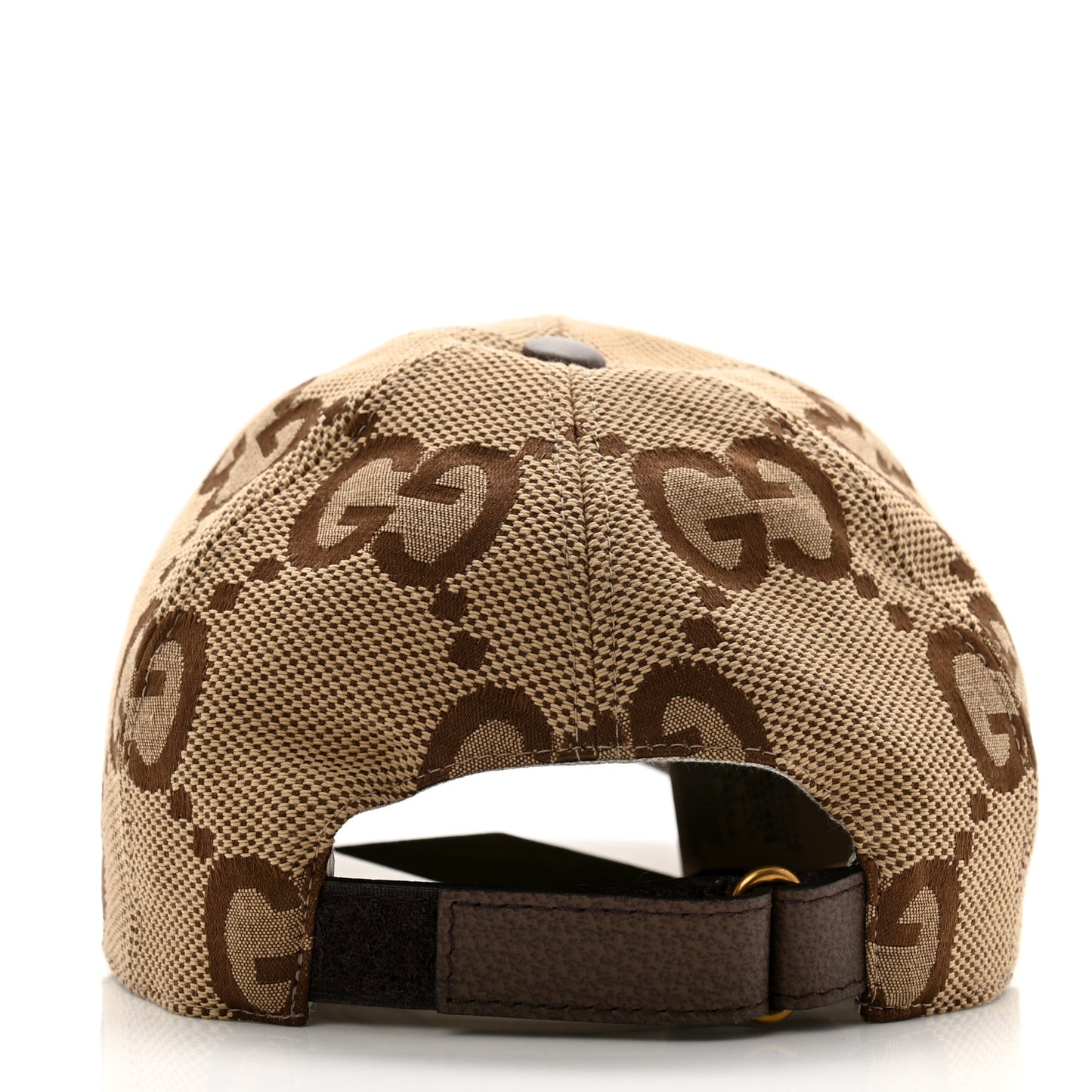 Monogram Jumbo GG Baseball Hat XL 59 Camel Ebony