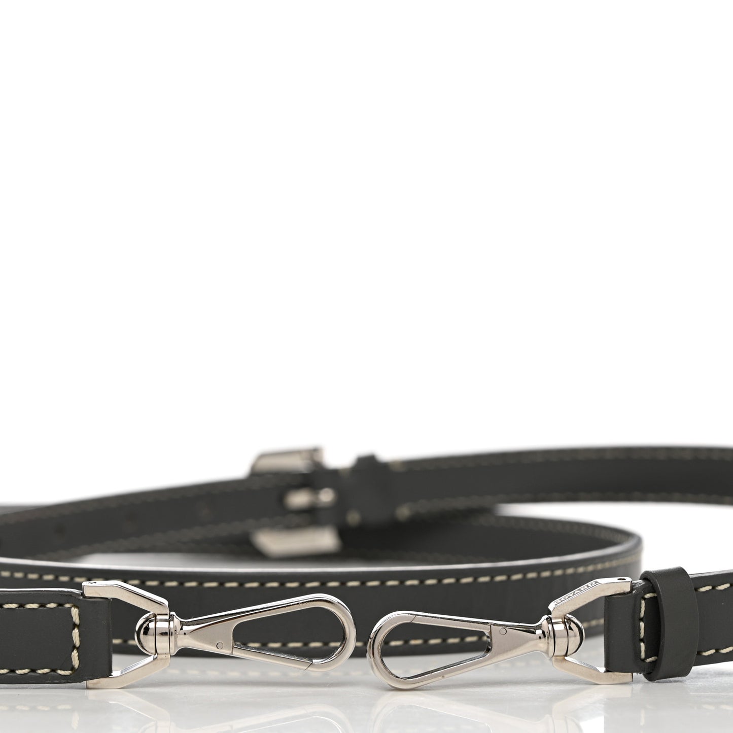 Calfskin Adjustable Shoulder Strap Grey