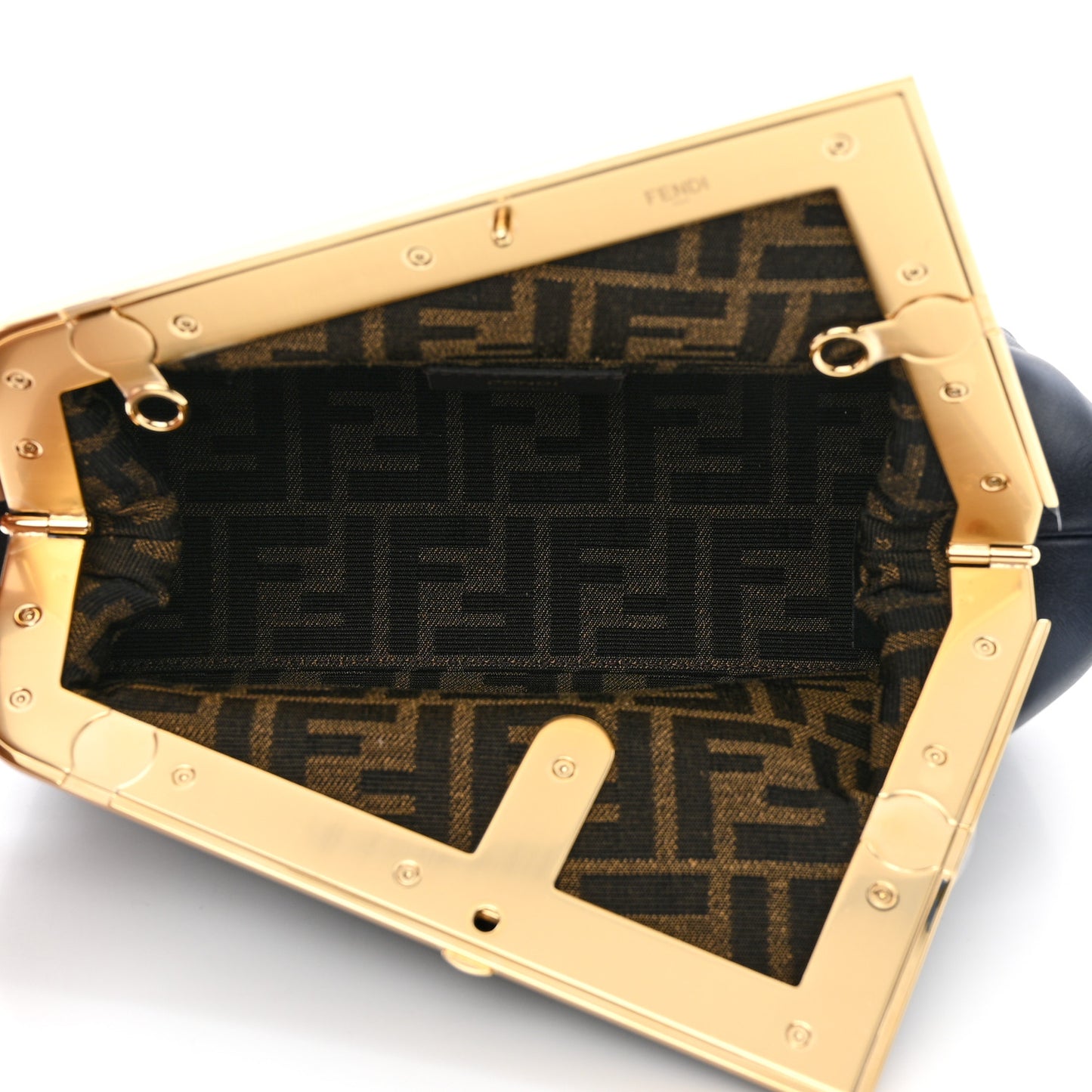 Shiny Nappa Medium Fendi First Dark Blue