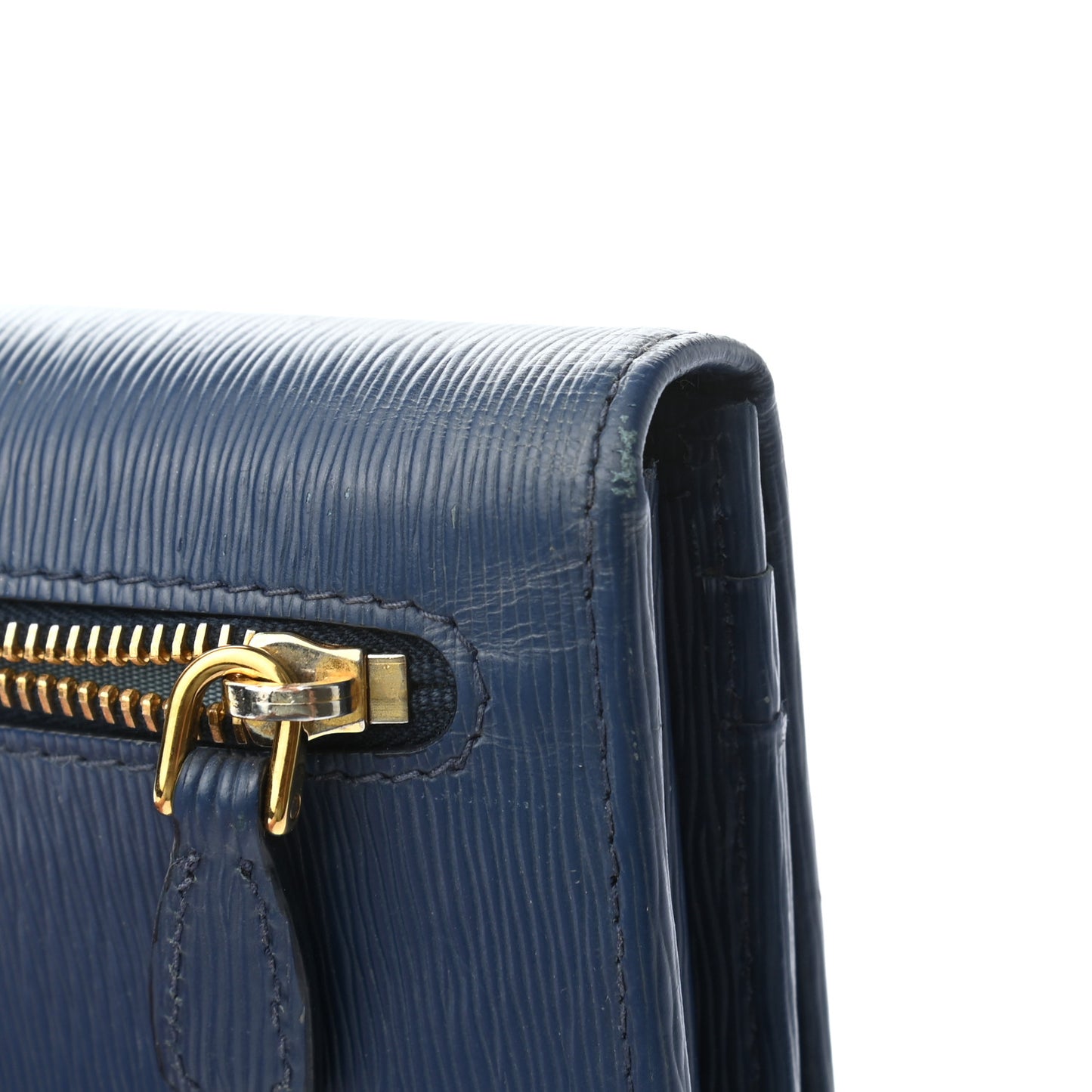 Vitello Move Bi-Color Continental Flap Travel Wallet Bluette Astrale