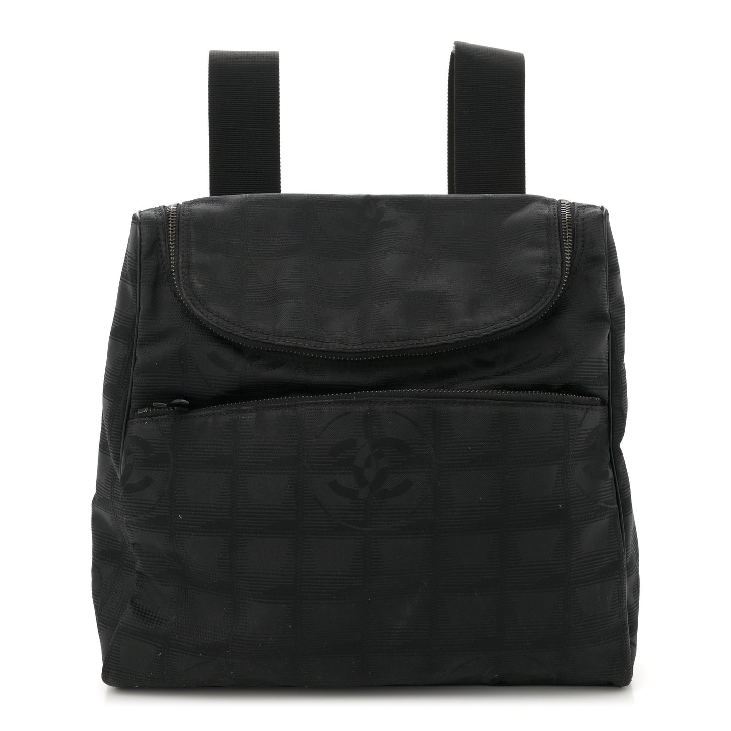 Nylon Travel Backpack Black