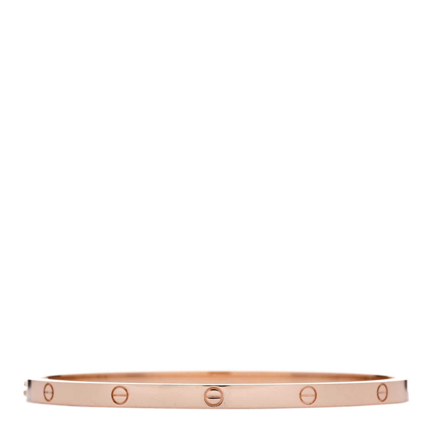 Cartier 18K Pink Gold Small LOVE Bracelet 17 2 of 8