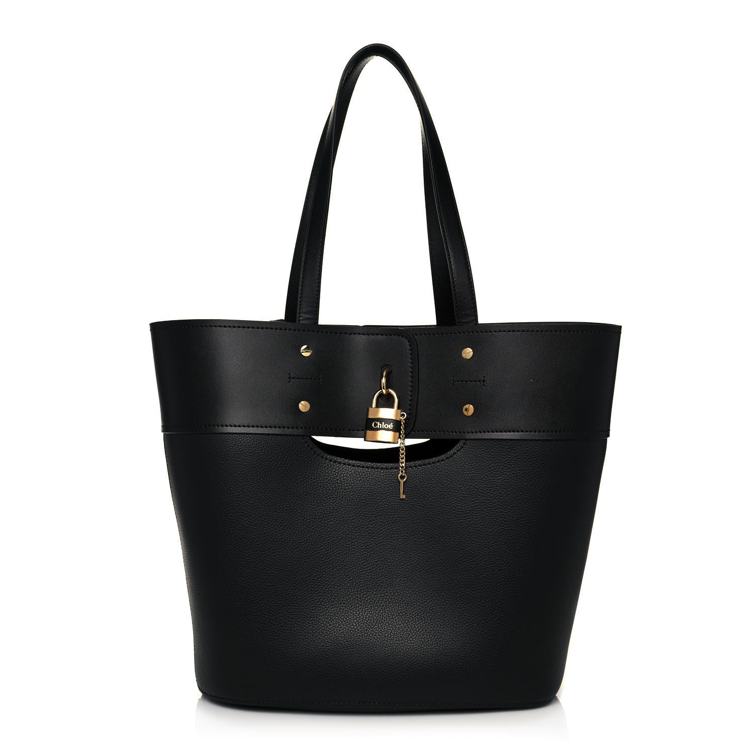 Chloe Smooth Grained Calfskin Medium Aby Tote Black 1 of 12