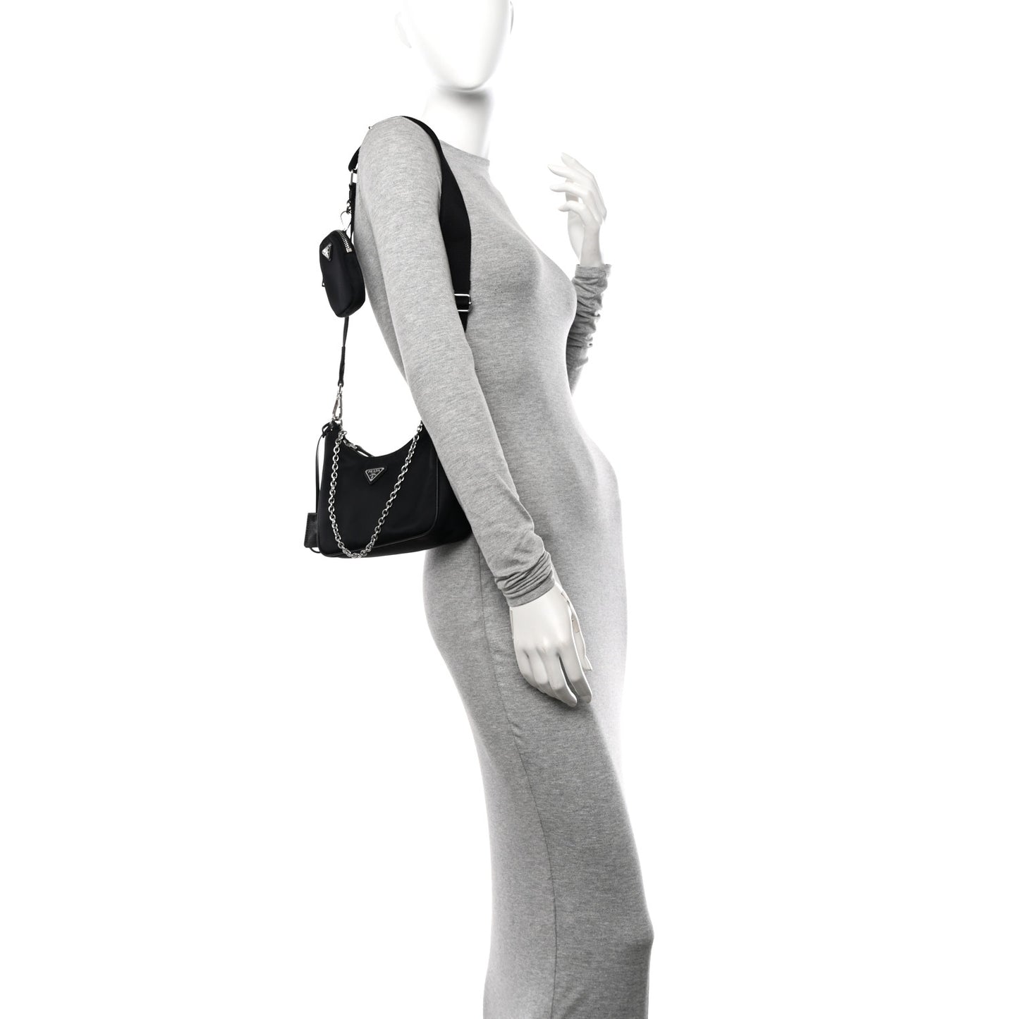 Nylon Re-Edition 2005 Shoulder Bag Black