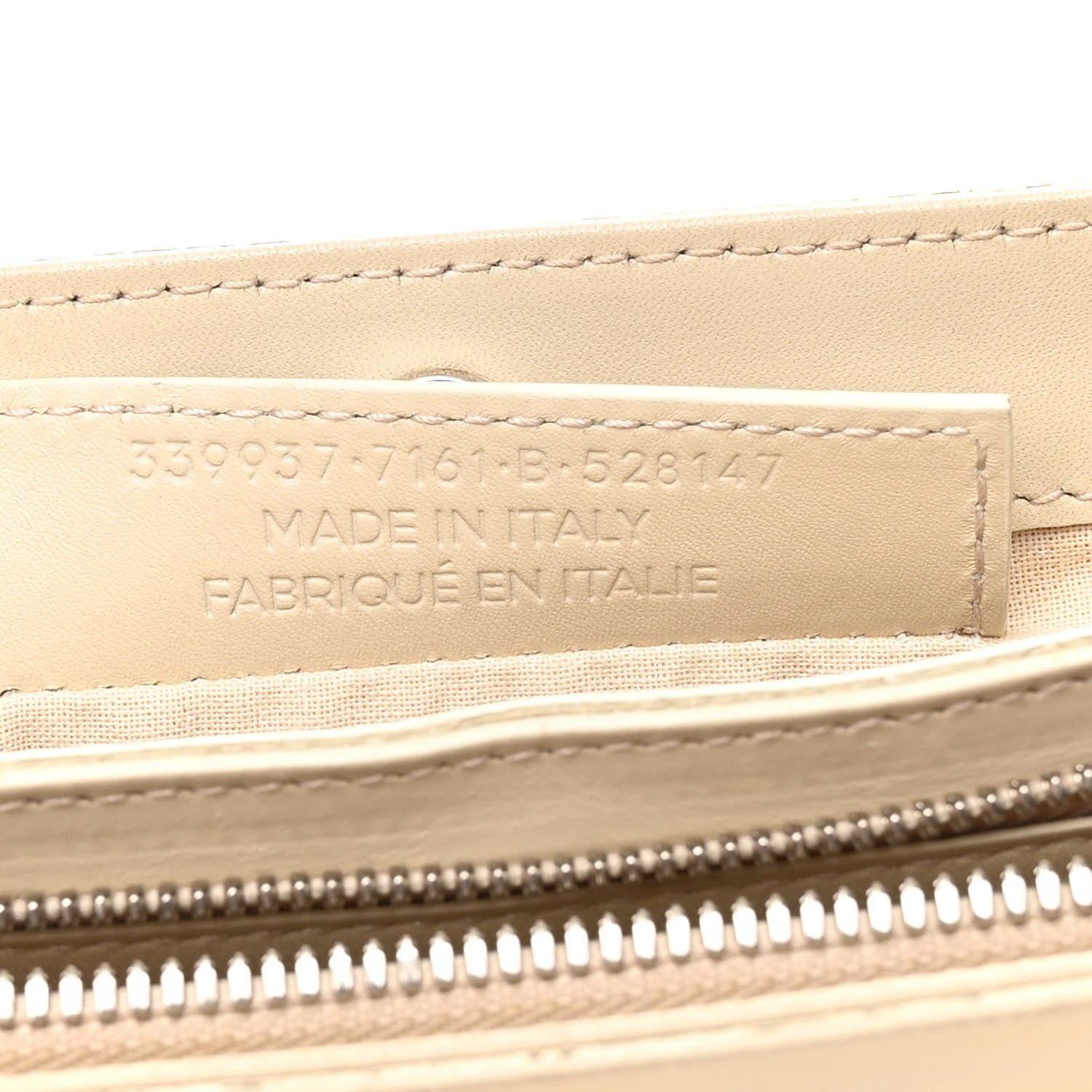 Balenciaga Cotton Canvas Striped Pochette Crossbody Bag Yellow 8 of 17