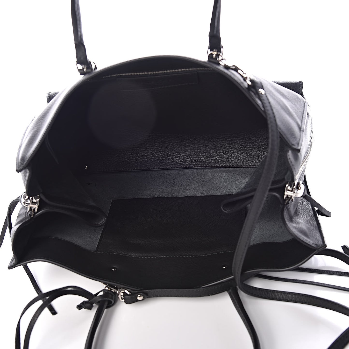 Veau Papier B4 Zip Around Tote Black