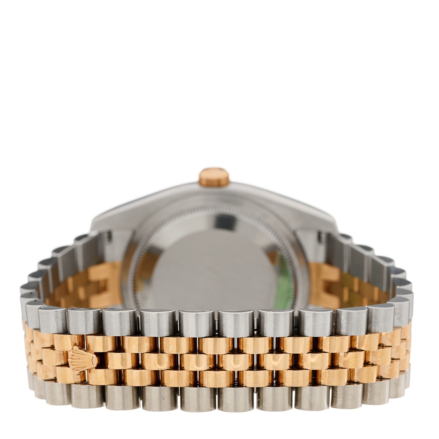 Stainless Steel 18K Everose Gold Diamond 36mm Oyster Perpetual Datejust Watch Silver 116231