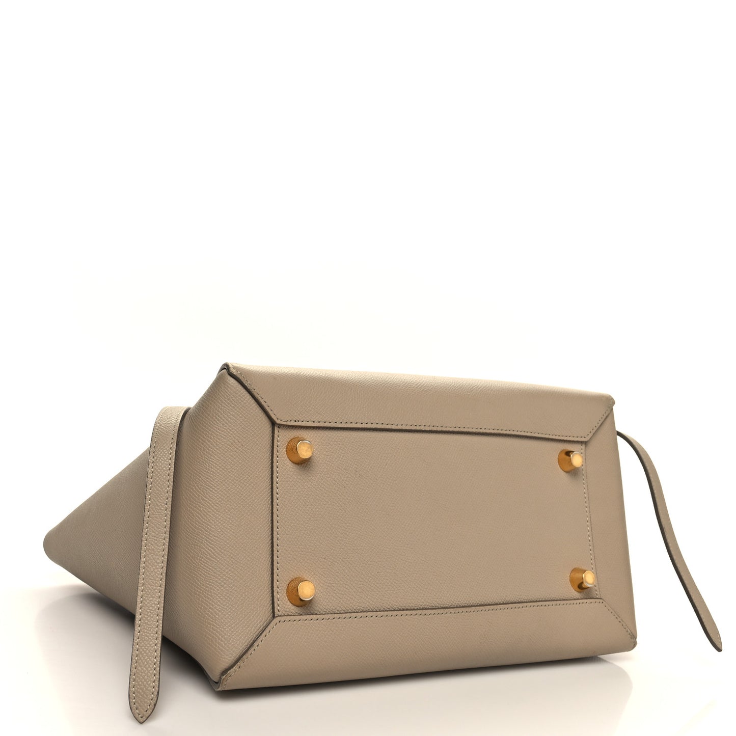 Grained Calfskin Mini Belt Bag Light Taupe