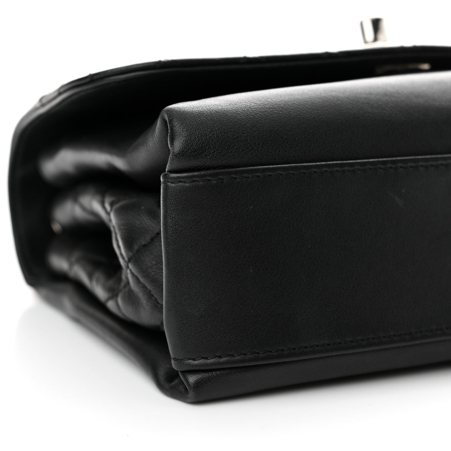 Calfskin Mini Tramezzo Flap Black