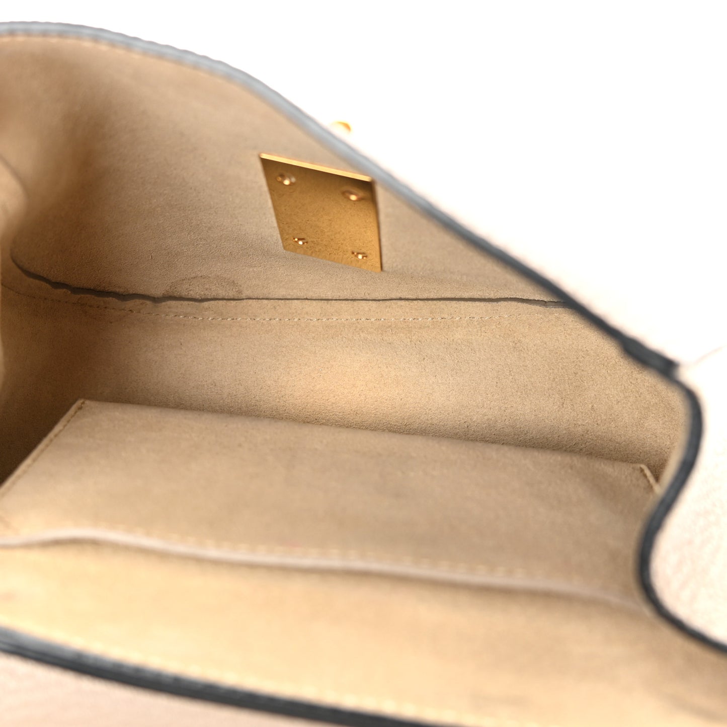 Grained Lambskin Drew Shoulder Bag Motty Grey