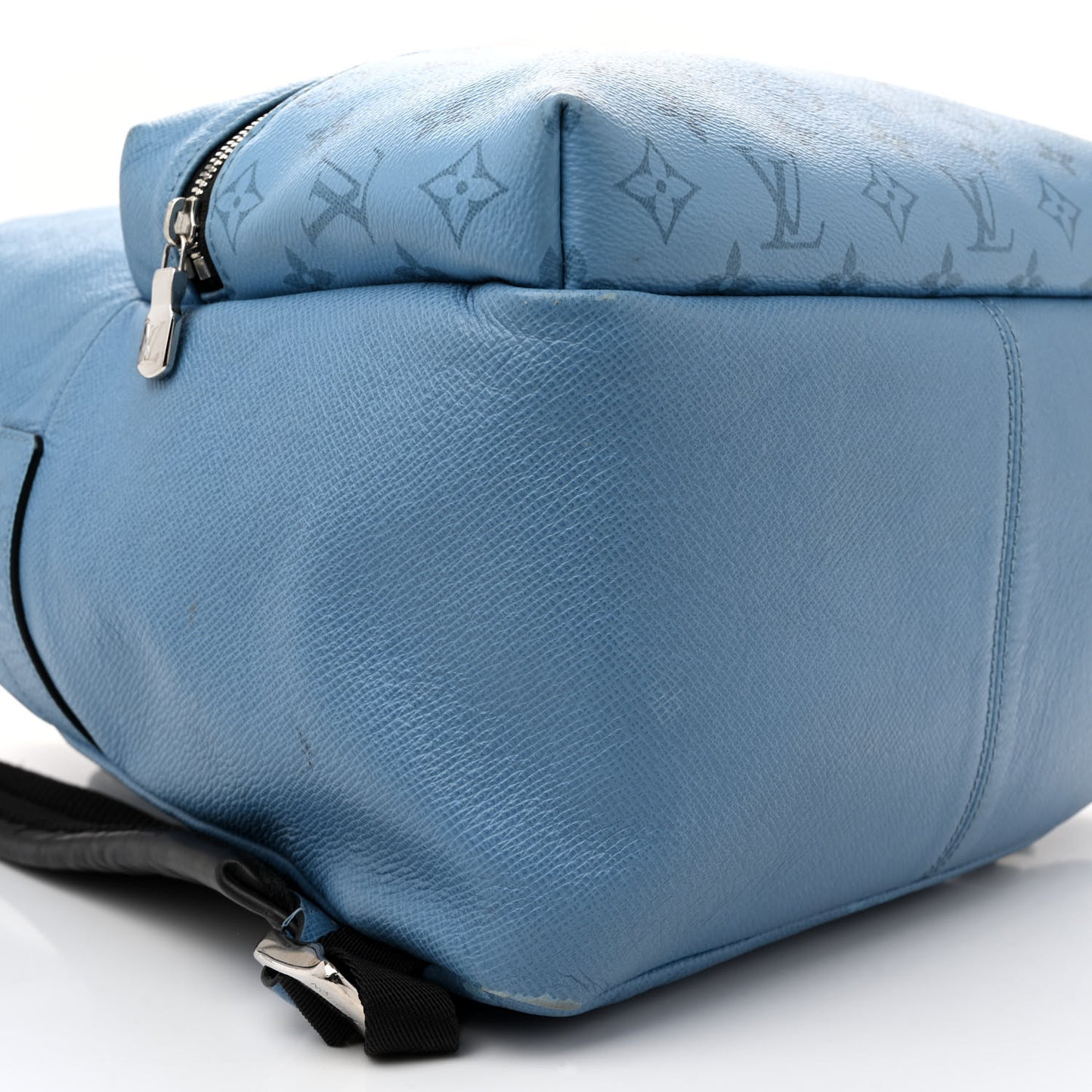 Taiga Monogram Discovery Backpack PM Blue Lagoon