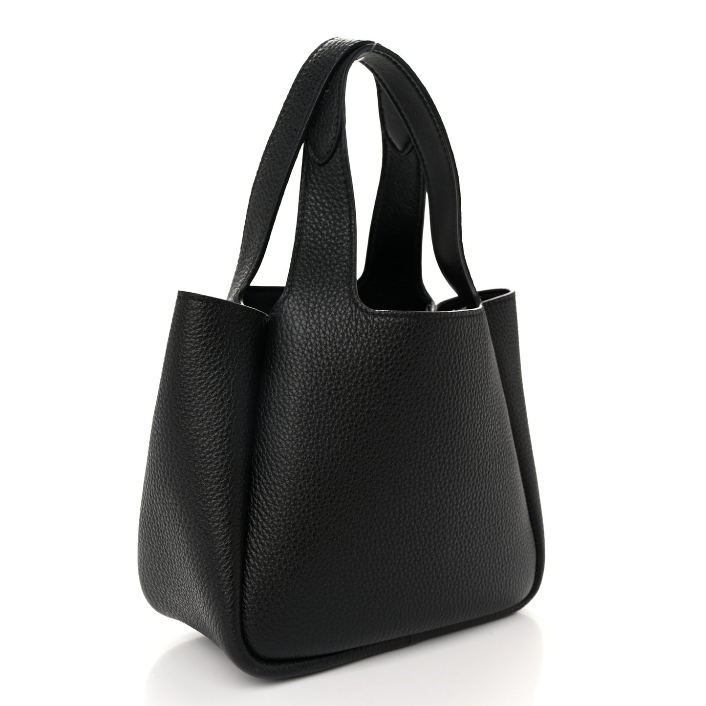 Vitello Daino Soft Mini Dynamique Tote Black