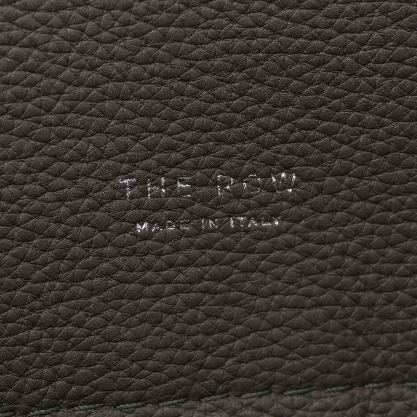 Matte Grained Calfskin Soft Margaux 15 Grey
