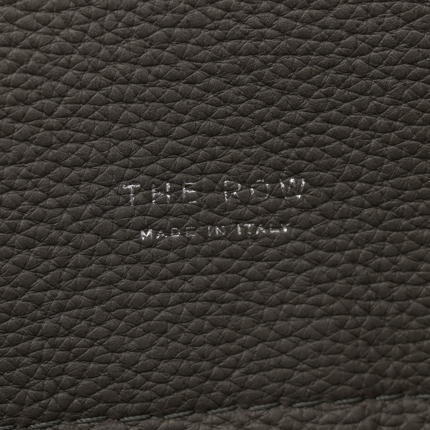 The Row Matte Grained Calfskin Soft Margaux 15 Grey 6 of 14