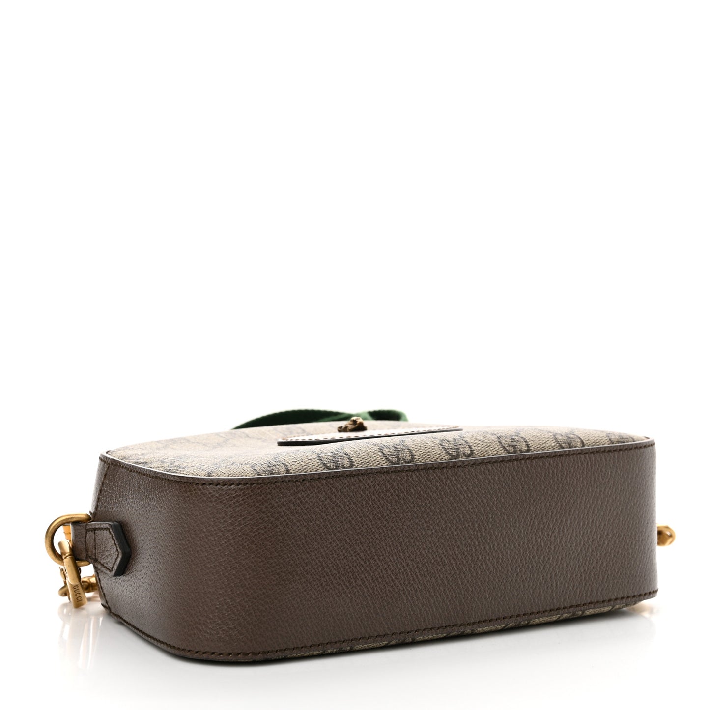 GG Supreme Monogram Web Neo Vintage Shoulder Bag Beige New Acero Crop