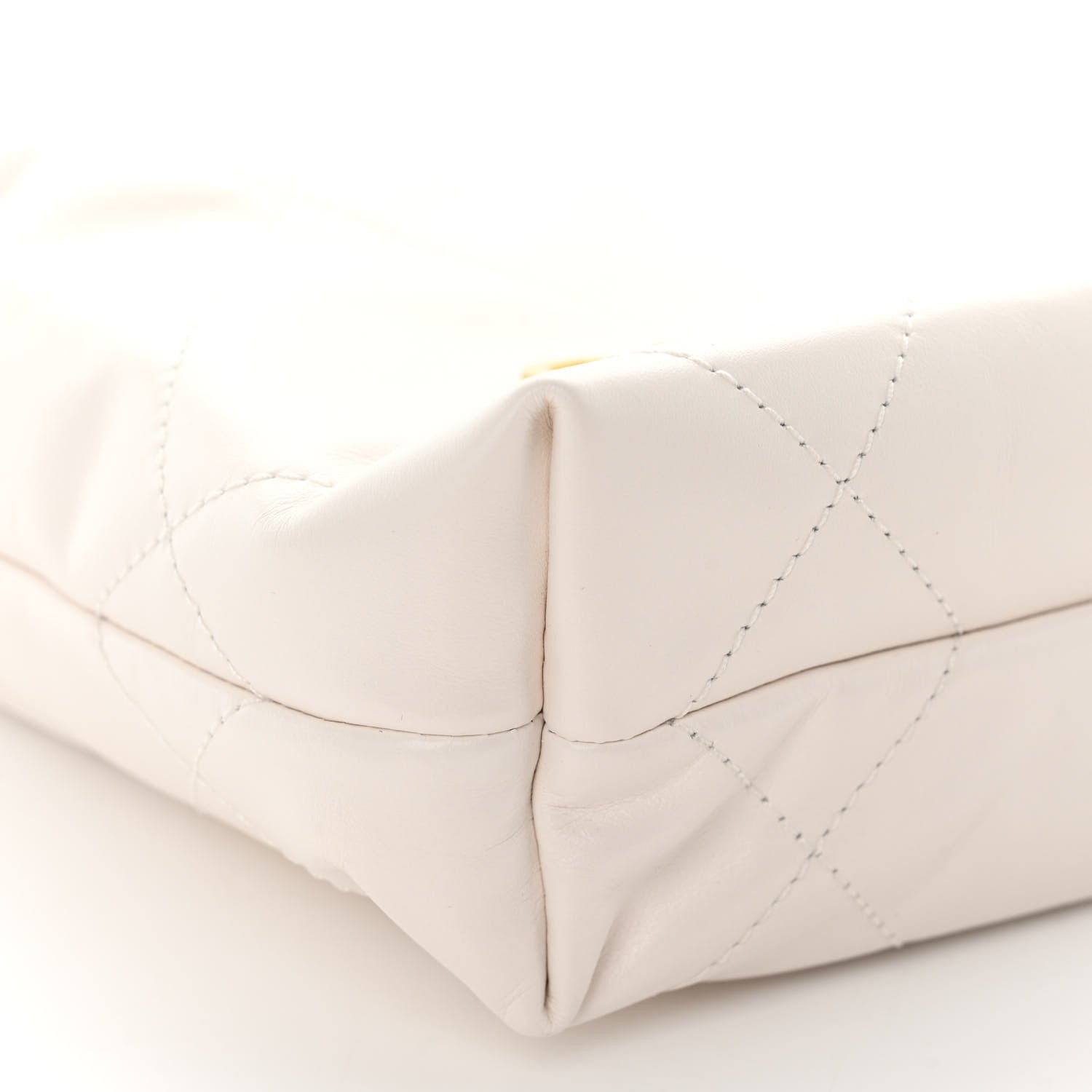 Chanel Shiny Calfskin Quilted Mini Chanel 22 White 10 of 10
