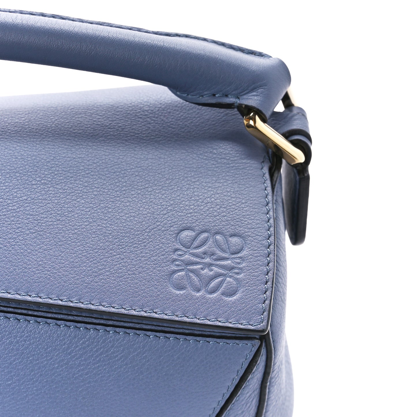 Calfskin Medium Puzzle Bag Blue