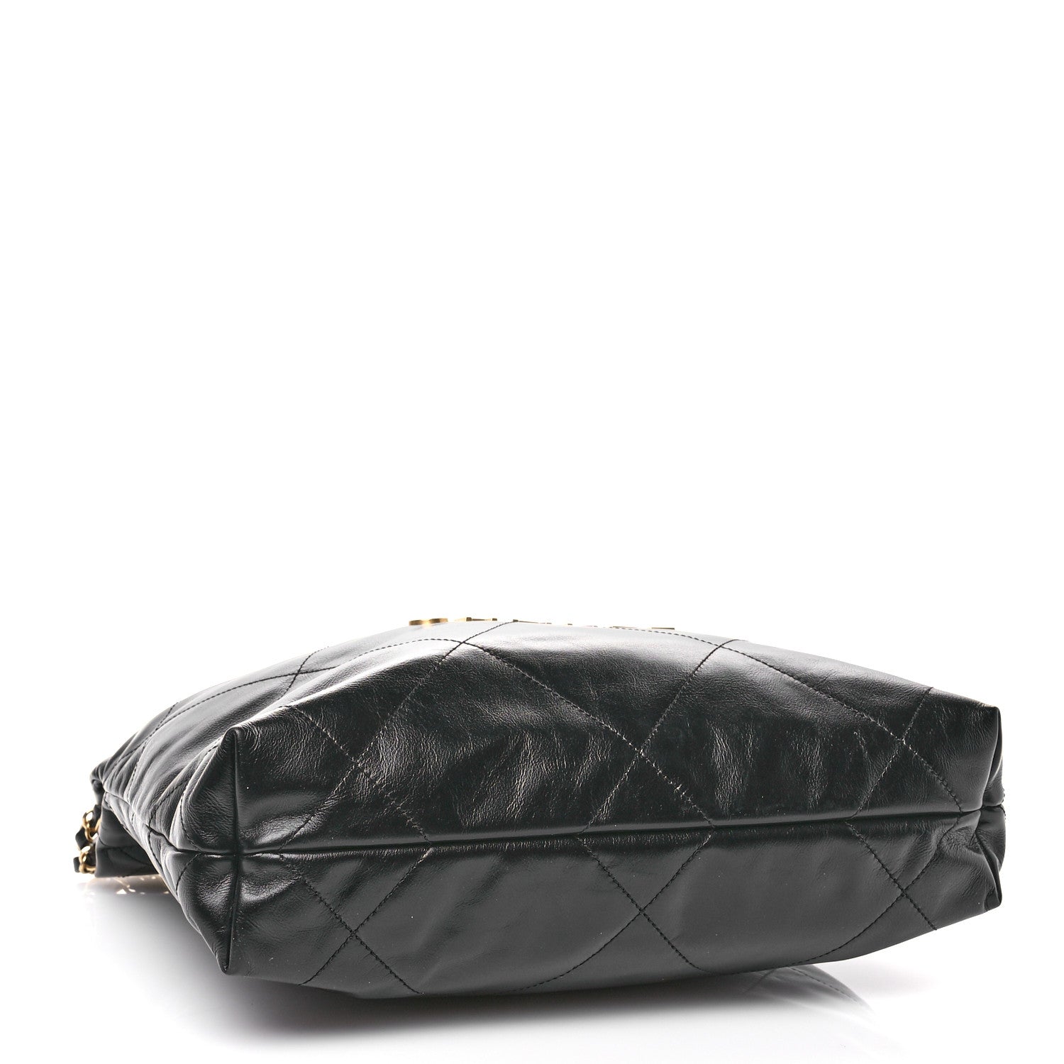 Chanel Shiny Calfskin Quilted Small Chanel 22 Black 5 of 12
