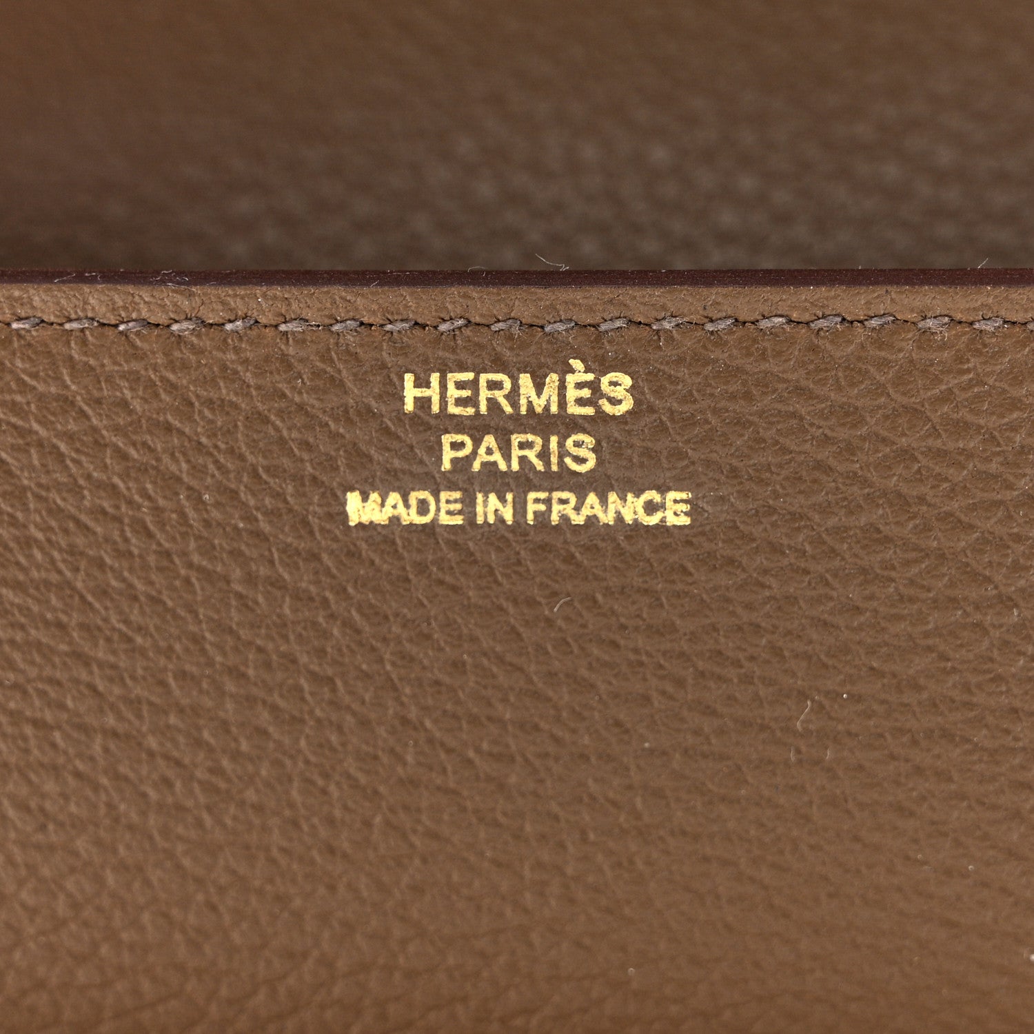 Hermes Evercolor Bi-color Roulis Slim Wallet Etoupe Craie 8 of 10