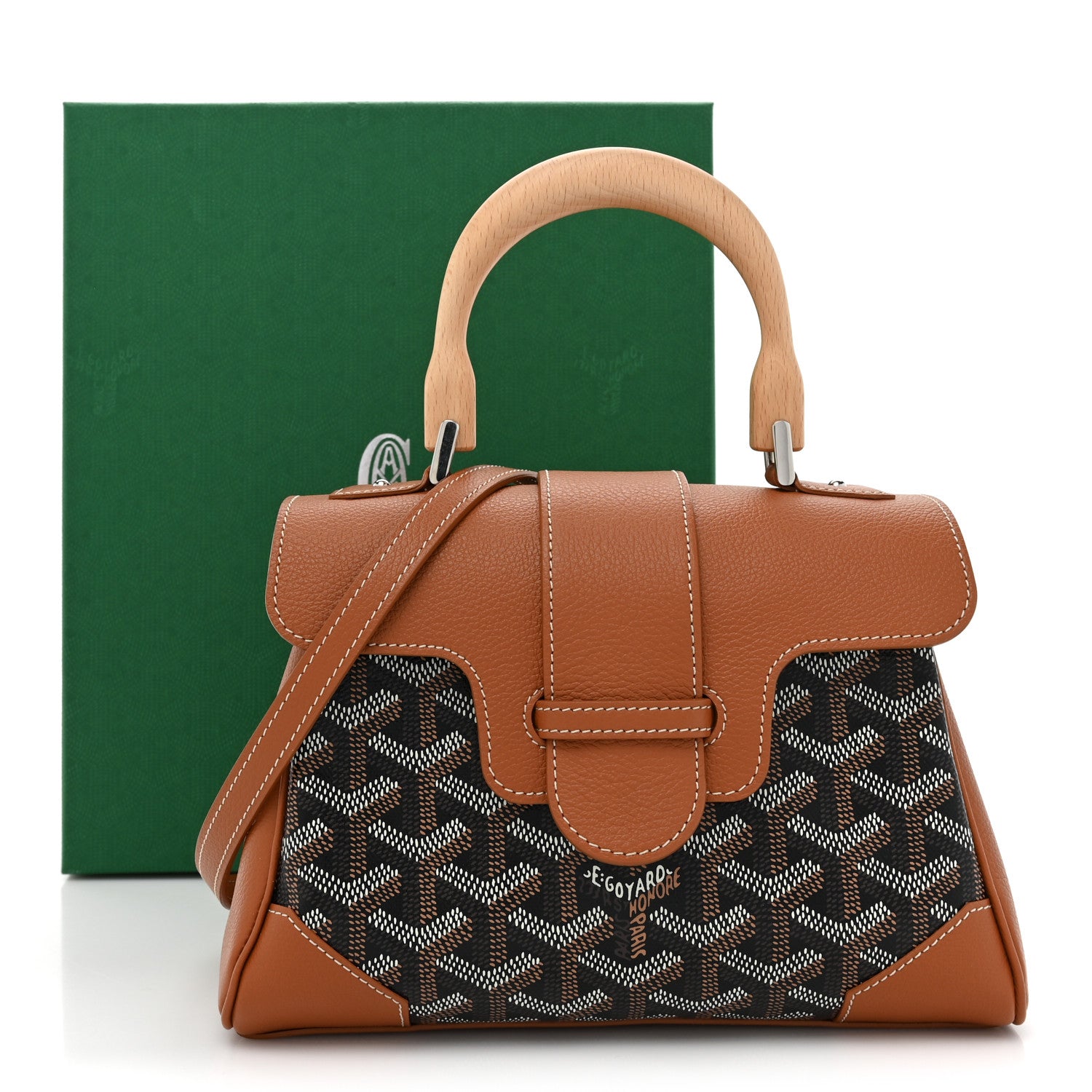 Goyard Goyardine Mini Saigon Black Gold 9 of 9