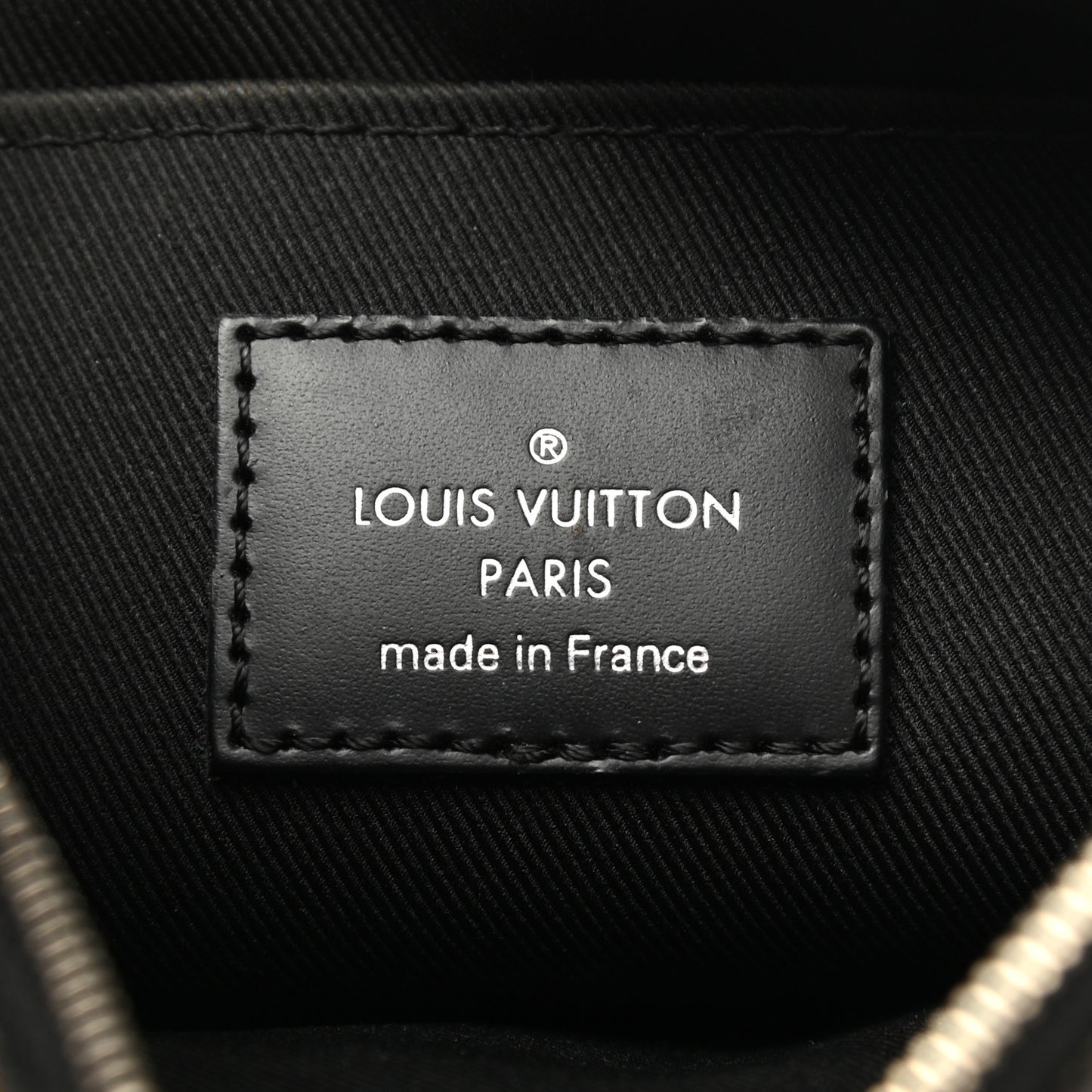 Monogram Stripes Pochette Plate PM