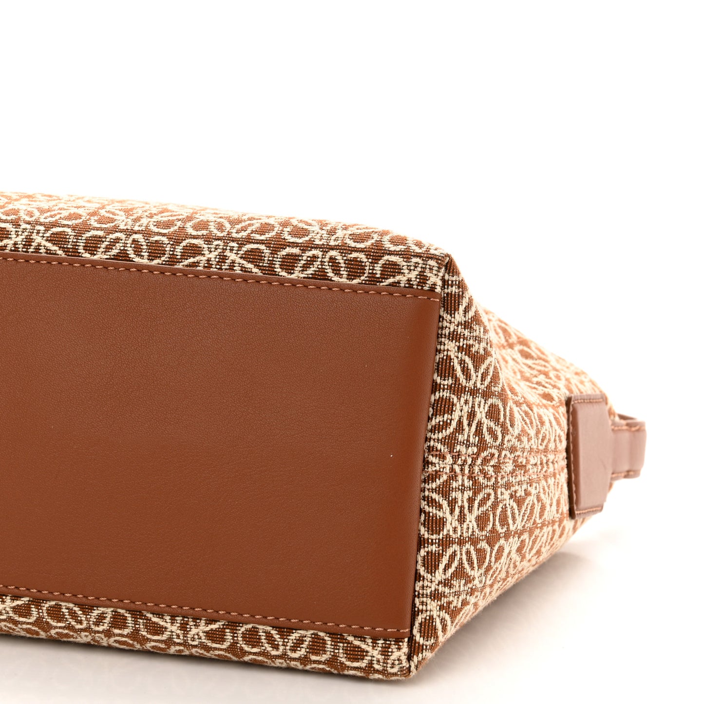 Jacquard Anagram Calfskin Small Cubi Bag Tan Pecan