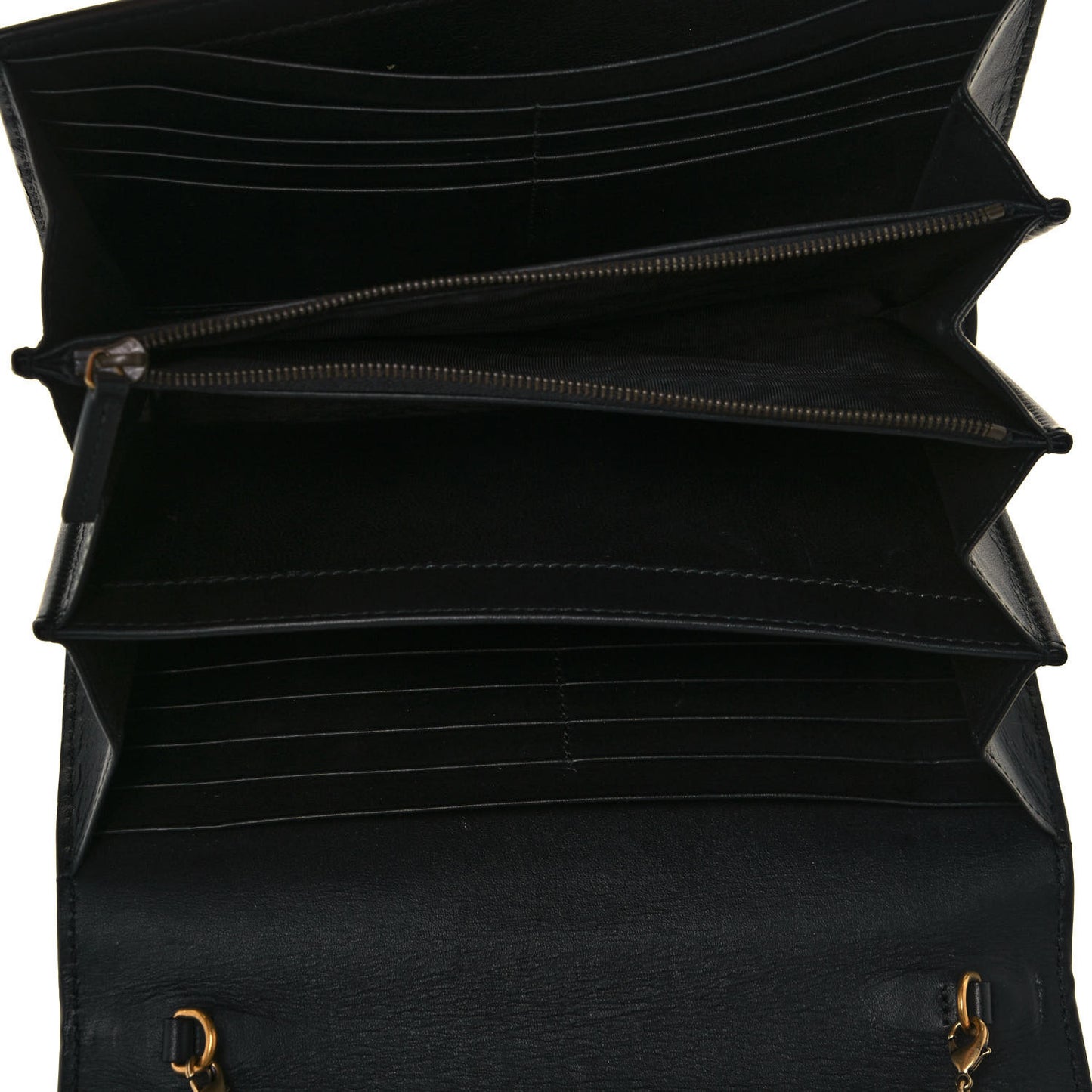 Snakeskin Pearly GG Marmont Chain Wallet Roccia