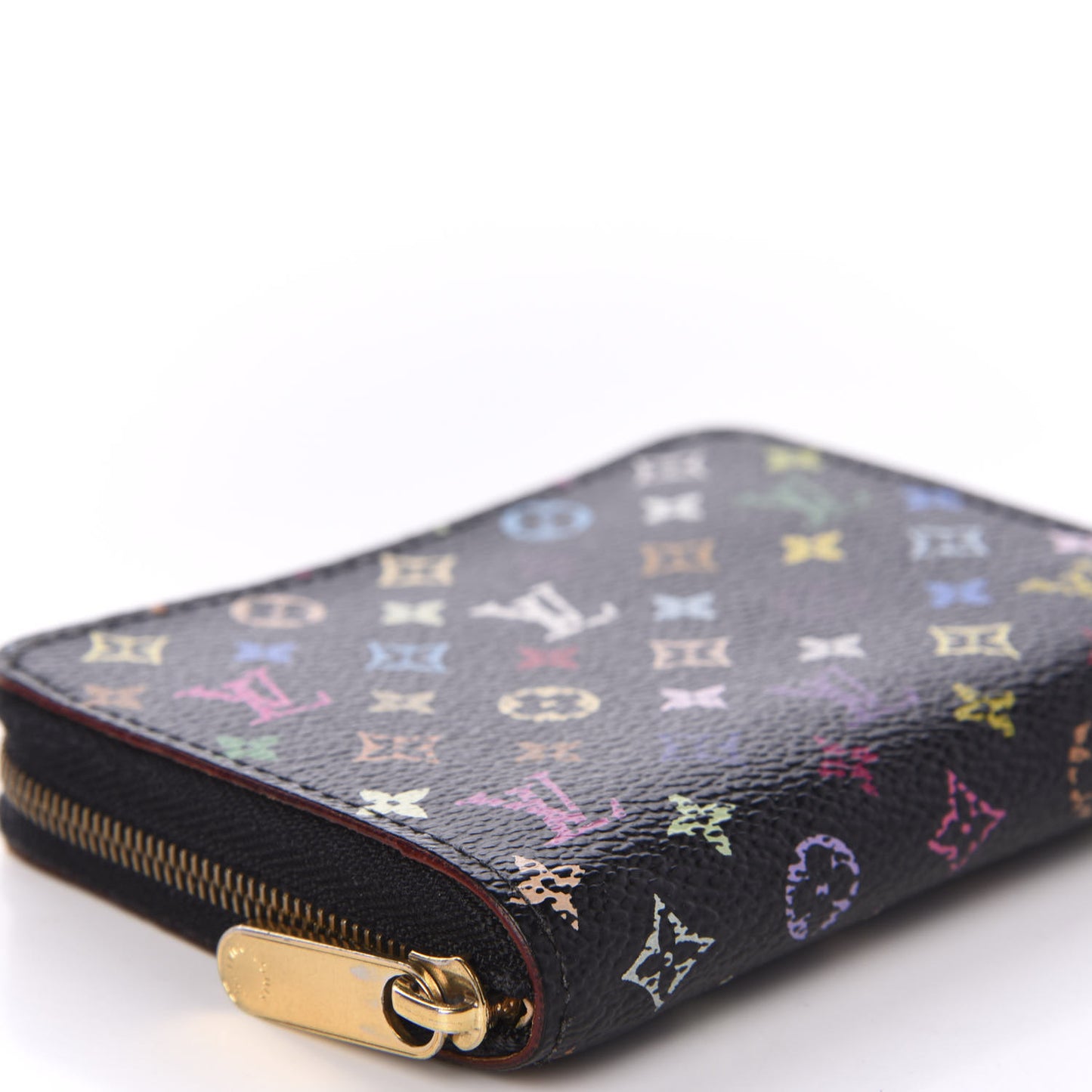Monogram Multicolor Zippy Coin Purse Black