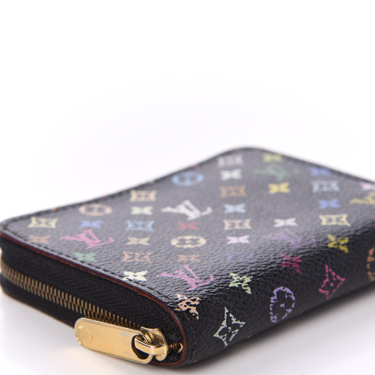 Louis Vuitton Monogram Multicolor Zippy Coin Purse Black 6 of 12
