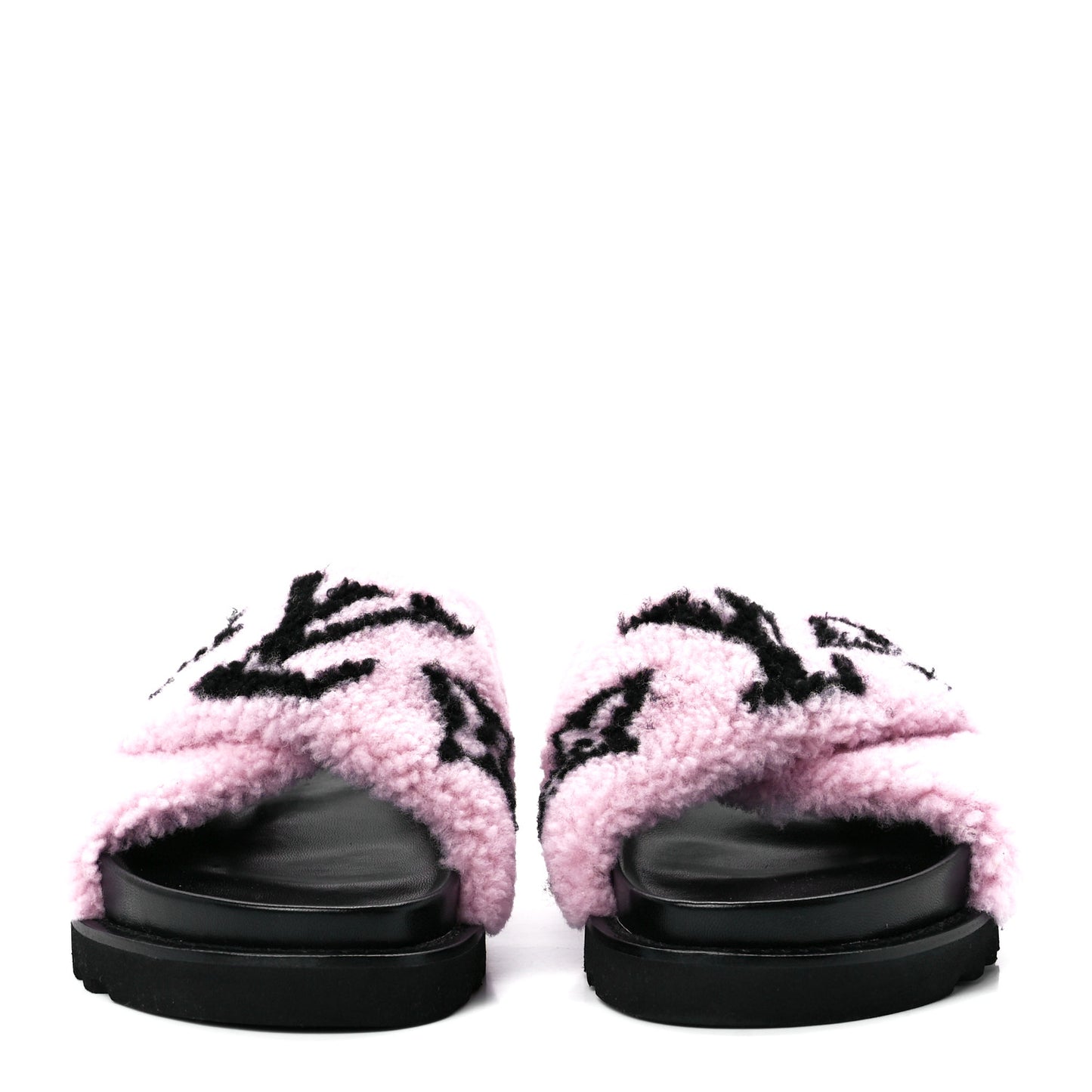 Shearling Paseo Sandals 39 Pink