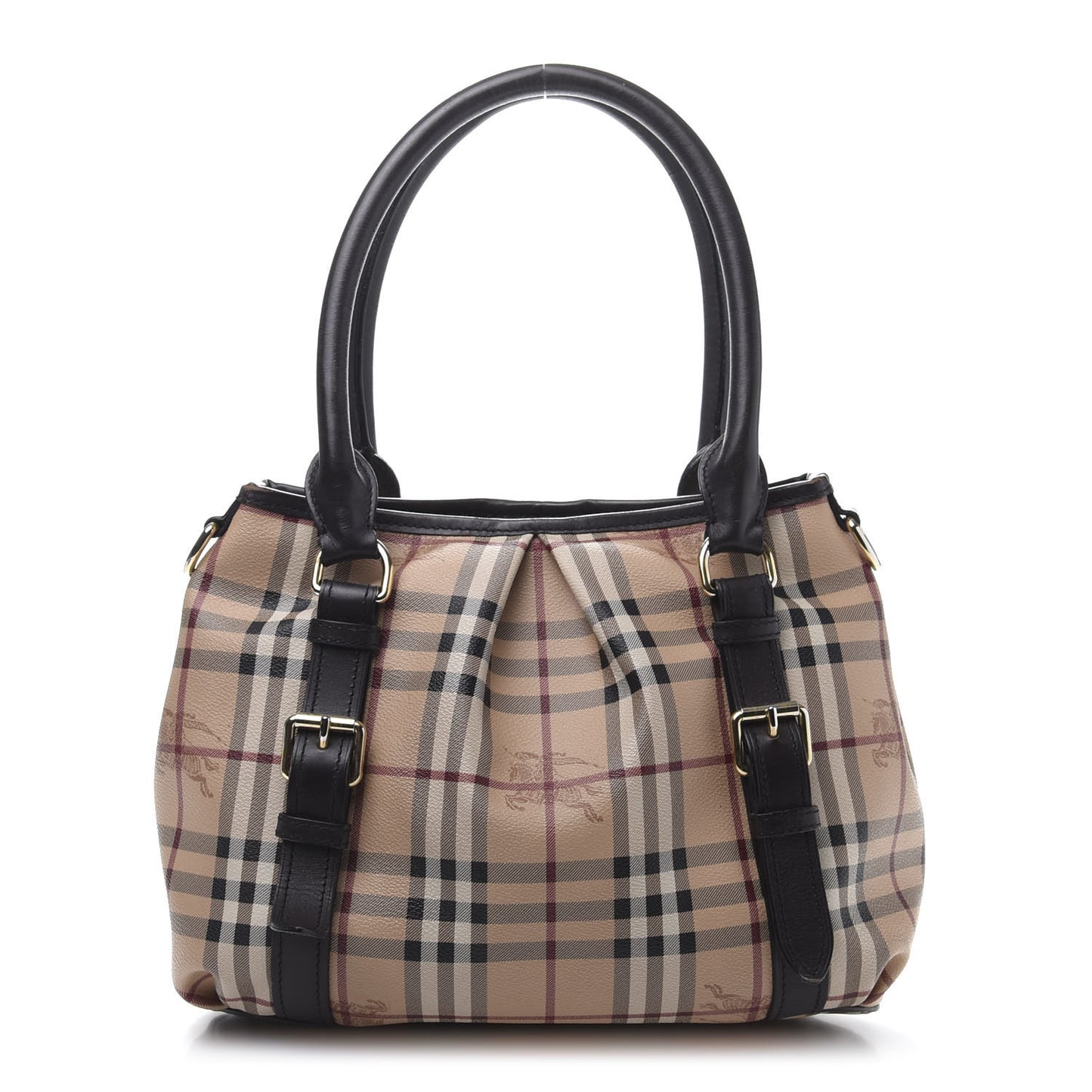 Haymarket Check Small Northfield Tote Chocolate
