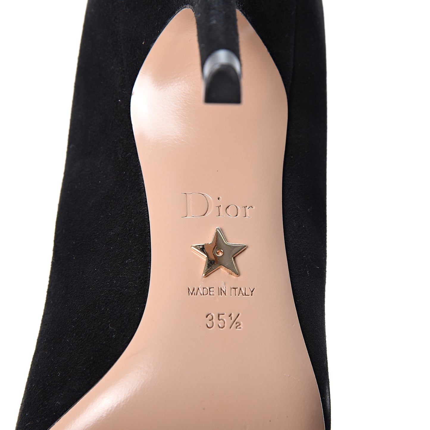 Suede Pumps 35.5 Black